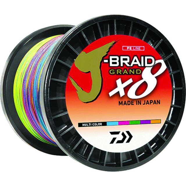 J-BRAID GRAND X8 BRAID MULTI-COLOR 100lb 3300MU
