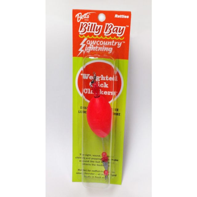 BETTS BILLY BAY CLICK CLACKER WGTD OVAL RED