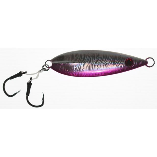 FRENZY ANGRY FLUTTER JIG 9oz PINK RIGGED w/2