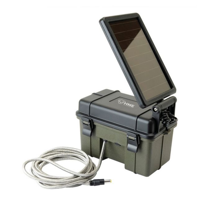HME SOLAR POWER PACK 12v BATTERY/BOX/CABLE